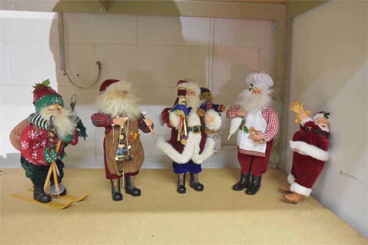 Group Santa Claus Figures