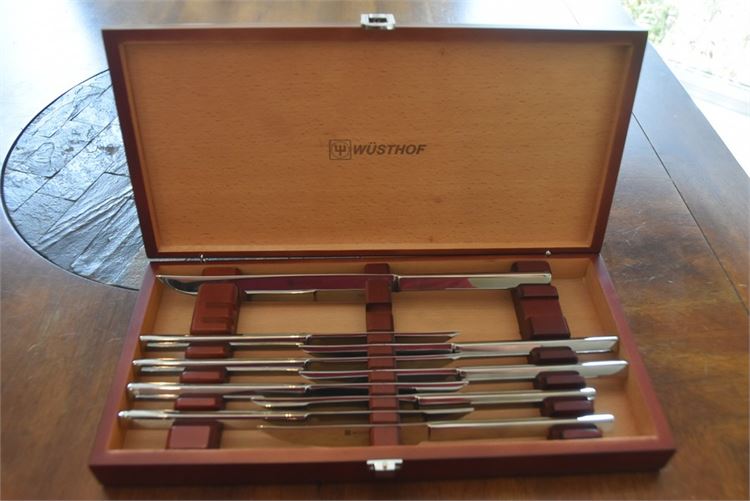 WÜSTHOF Stainless Steal Steak Knives With Box