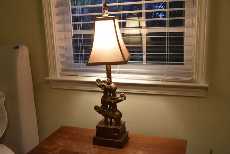 Elephant Figural Table Lamp