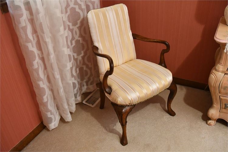 Upholstered Open Armchair
