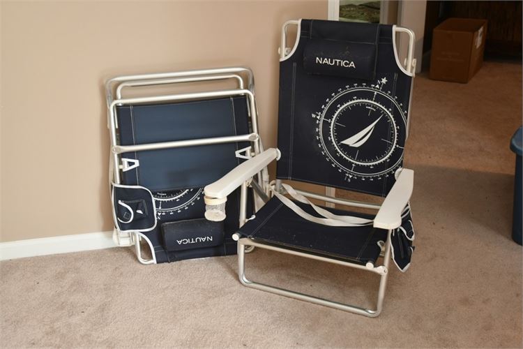 Pair Nautica Folding Chairs