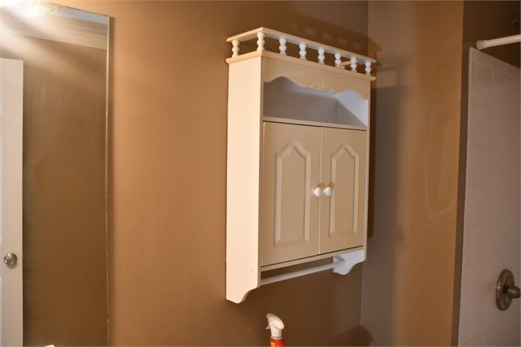 White Painted Wall Cabinet