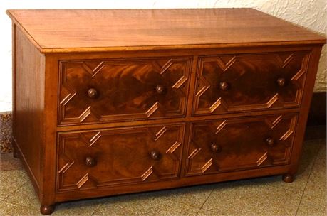 Carved Oak Credenza