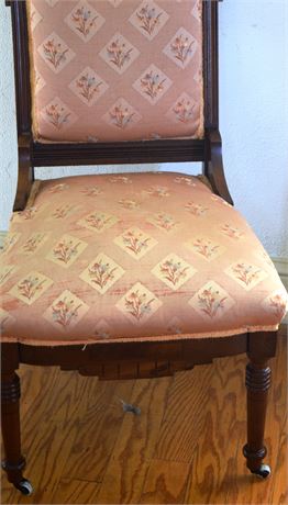 Embroidered Side Chair