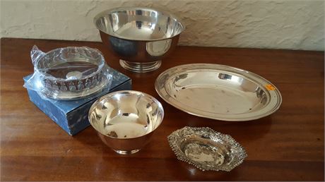 Grouping of Silver Plated Items