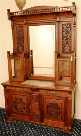 Large Mirrored Hutch