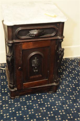 Marble Top Storage Cabinet