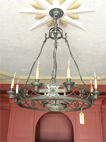 Wrought Iron Chandelier