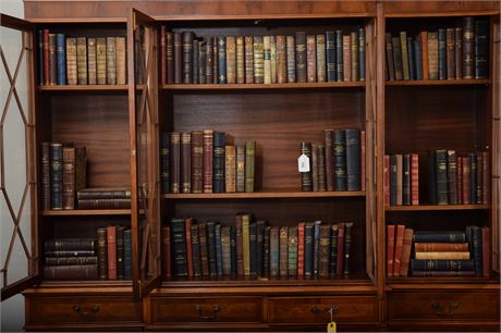 Collection of Leather Bound Books