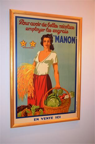 Italian Poster Titled "Manon"