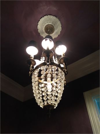 Small Crystal Chandelier