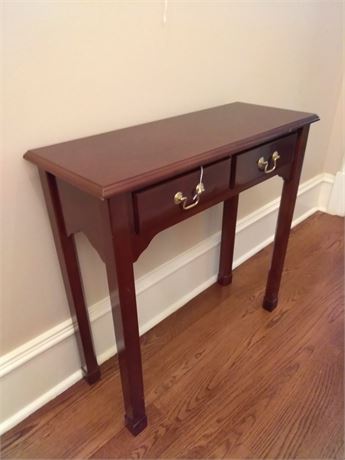 Mahogany Console Table