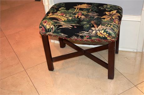 Small Upholstered Stool