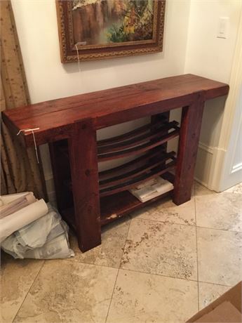 Pine Console Table