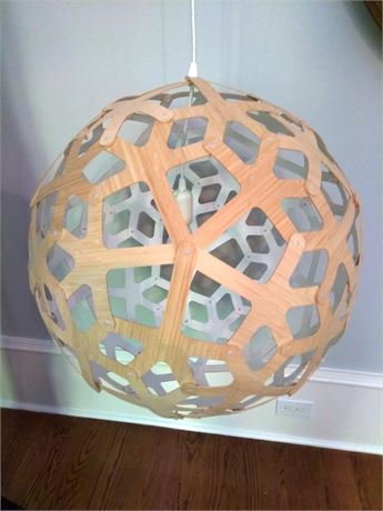 Mid Century Modern Style Orb Light Fixture