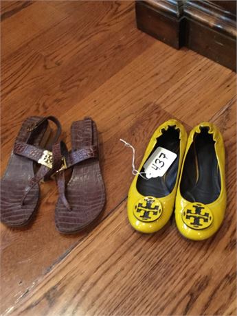 Two Pair Ladies Tory Burch Shoes