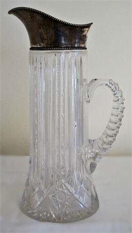 Cut Crystal Claret Pitcher