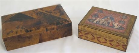 Two Italian Florentine Boxes