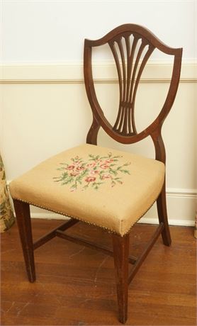 English Shield Back Side Chair