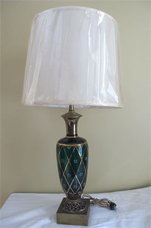 Green Glass Lamp