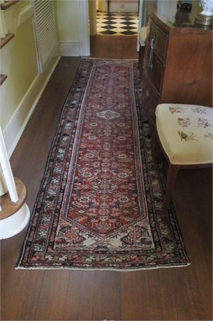 Hand Woven Semi-Antique Runner from Iran