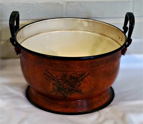 Custom Toleware Pot