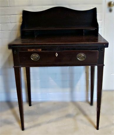 Diminutive English Mahogany Writing Desk