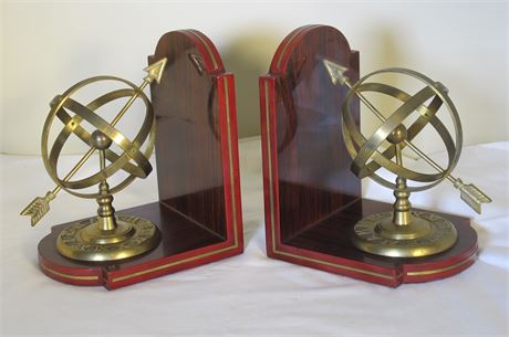 Armillary Sphere Bookends