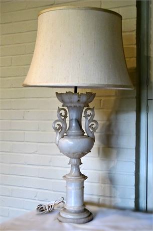 Continental Alabaster Lamp