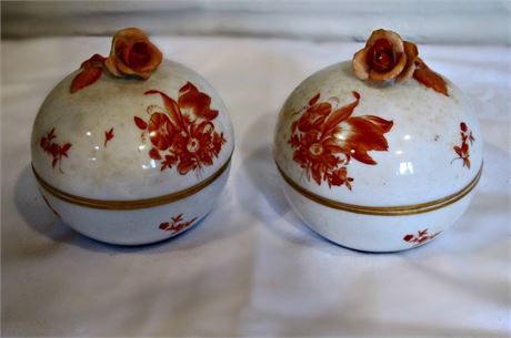 Two Herend Trinket Boxes