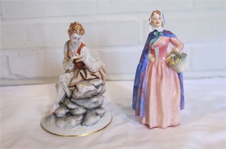 Two Porcelain Figurines Including Royal Doulton