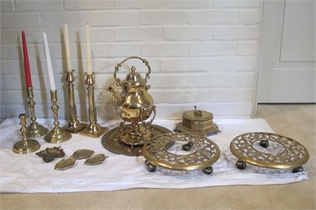 Group Lot of Brass Items