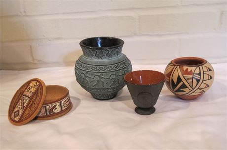 Group of Pottery Vessels