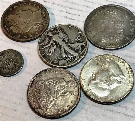 Group of American Silver Coins