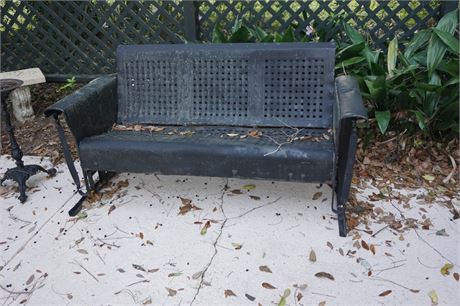 Metal Porch Glider