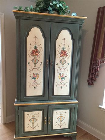 Large media armoire