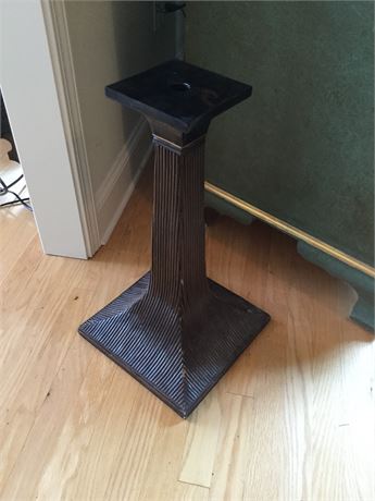 Large decorative freestanding candle holder