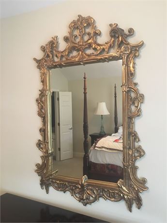 Large Ornate Rectangular Mirror