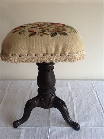 Needlepoint stool