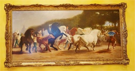 Lot 62: E. Payne Oil on Canvas after Rosa Bonheur