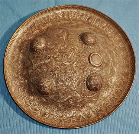 Lot 64: Persian Bronze Hand Shield