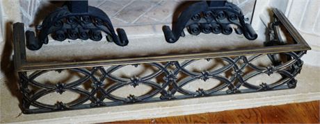 Lot 68: Cast Iron Fireplace Fender