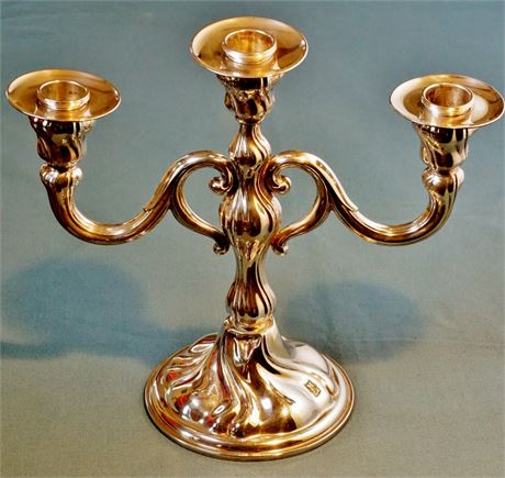 Lot 7: Sterling Silver Candelabra