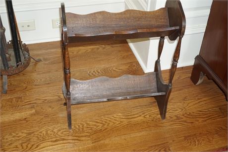 Lot 215. Two Tier Magazine Stand