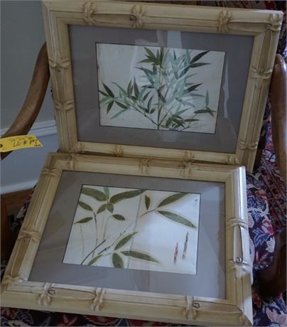 Lot 146. Two Hand Colored Plant Drawings