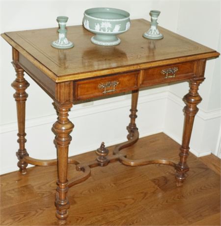 Lot 108. Continental Walnut Occasional Table