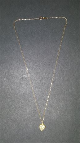 Lot 322. 14 Carat Gold Chain and Pendant