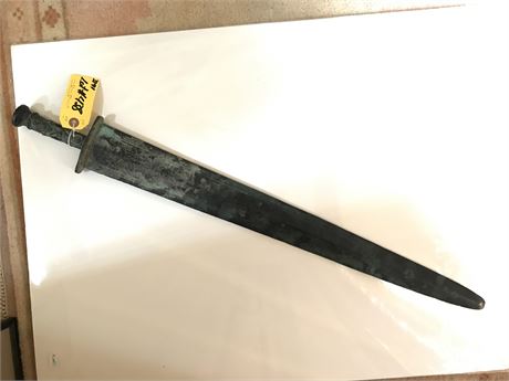 Lot 438. Decorative bronze sword