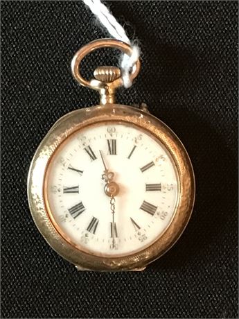 Lot  309. 14 Carat  Gold Pocket Watch