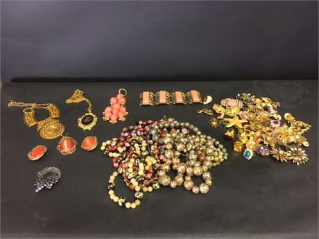 Generous Grouping of Costume Jewelry